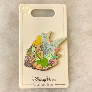 Disney Tinker Bell Pin with Green and Pink Accents
